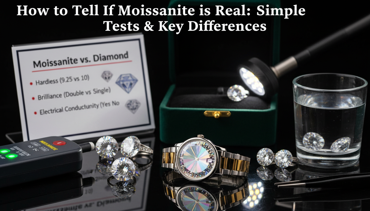 How to Tell If Moissanite is Real: Simple Tests & Key Differences