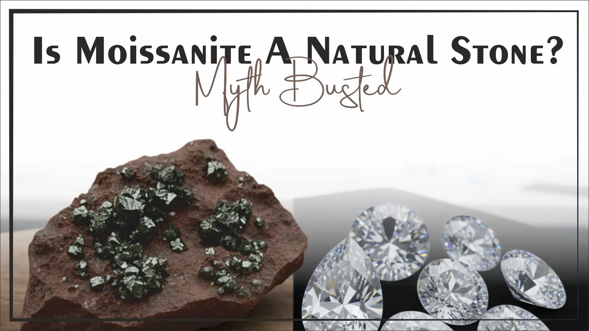 Is Moissanite a Natural Stone with raw moissanite and polished stones