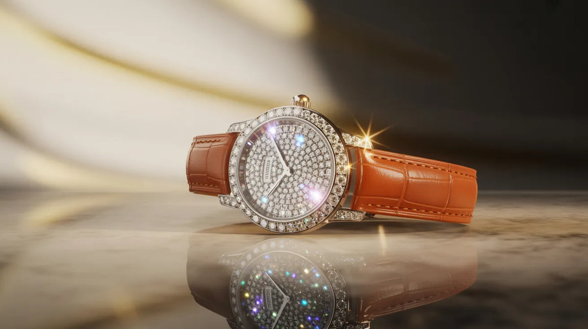 Best Leather Strap Diamond Watch: 5 Glazed Moissanite Diamonds Picks