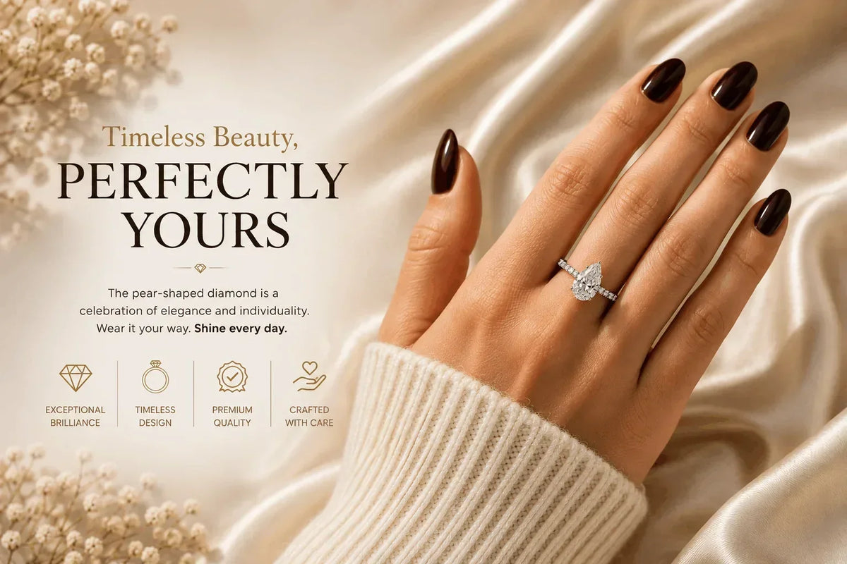 Mastering the Pear-Shaped Diamond: Which Way Should You Wear It?