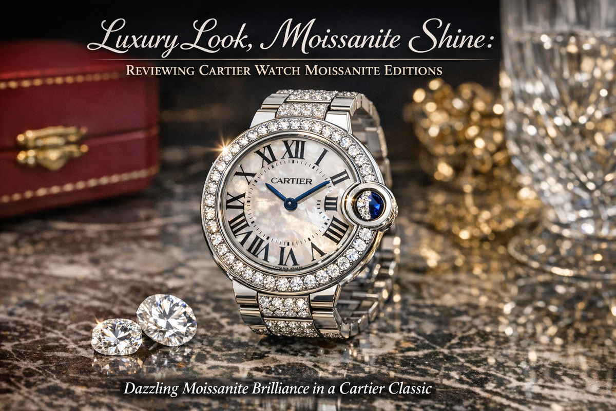 Luxury Look, Moissanite Shine: Reviewing Cartier Watch Moissanite Editions