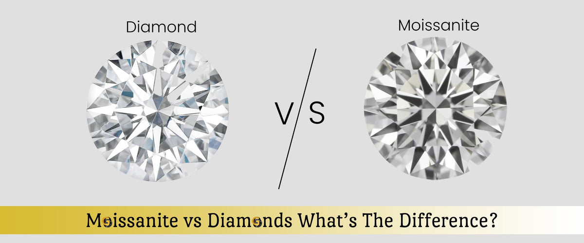 difference between moissanite and real diamonds