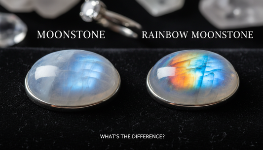 Moonstone vs Rainbow Moonstone: What's the Difference?