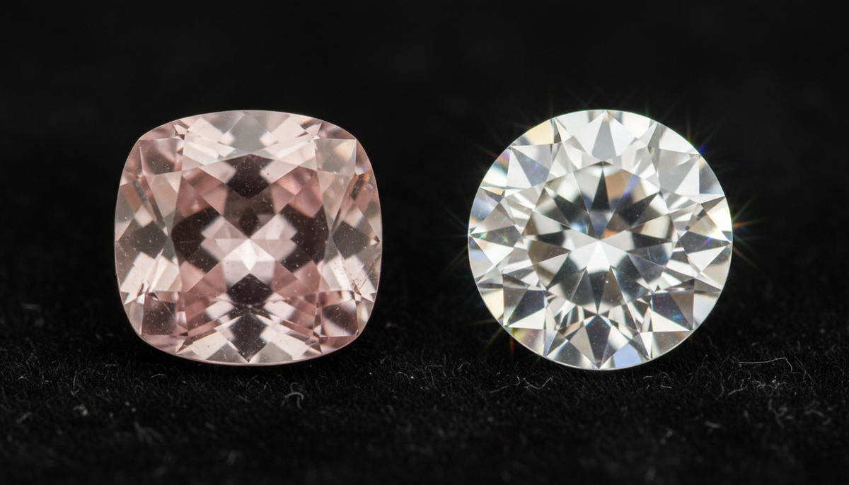 Morganite vs Moissanite: Key Differences, Price, and Which to Buy