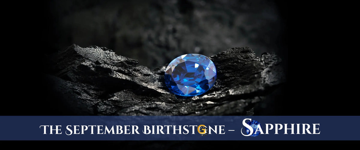 sapphire the september birthstone in dark navy blue color with cuts