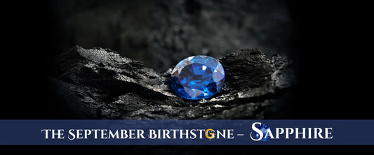 sapphire the september birthstone in dark navy blue color with cuts