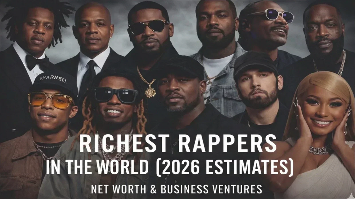 11 Rappers Richest Rappers in 2026: Net Worth Rankings & Business Empires – Glazed ...