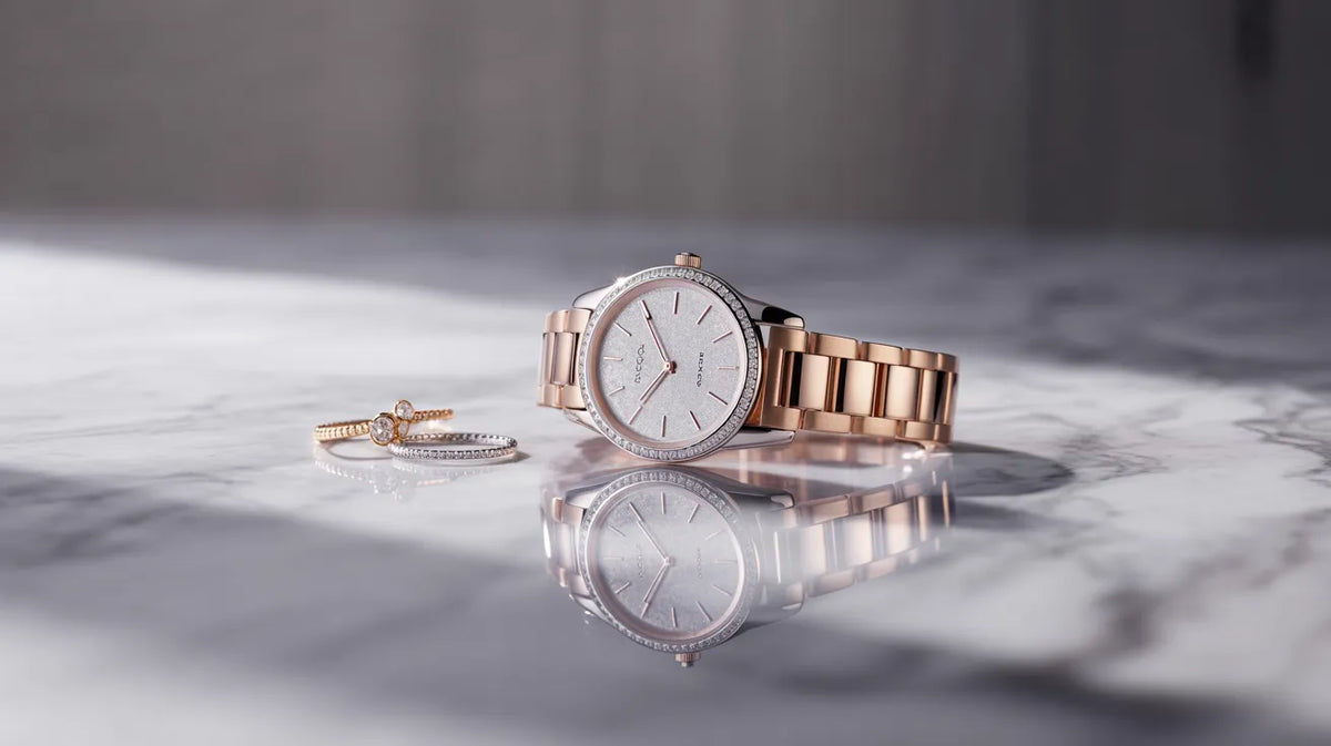 Why Your Next Watch Should Be a Two-Tone Moissanite Timepiece