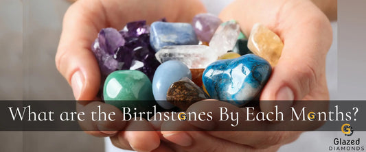 all birthstone for each months together in hands