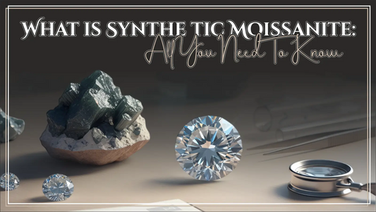 What is Synthetic Moissanite explained with lab-created moissanite stone and crystal