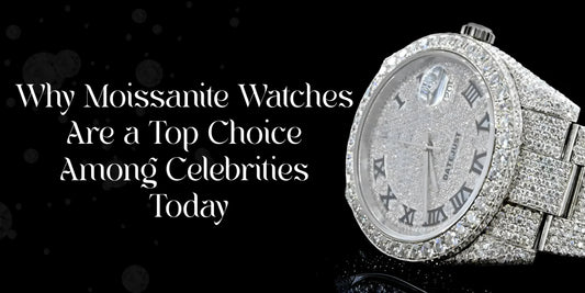Moissanite watch worn by celebrities — a top luxury style choice