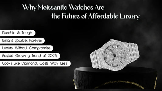 Moissanite watches future of affordable luxury with shine and strong build