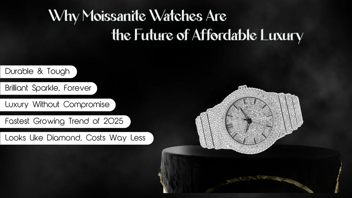 Moissanite watches future of affordable luxury with shine and strong build