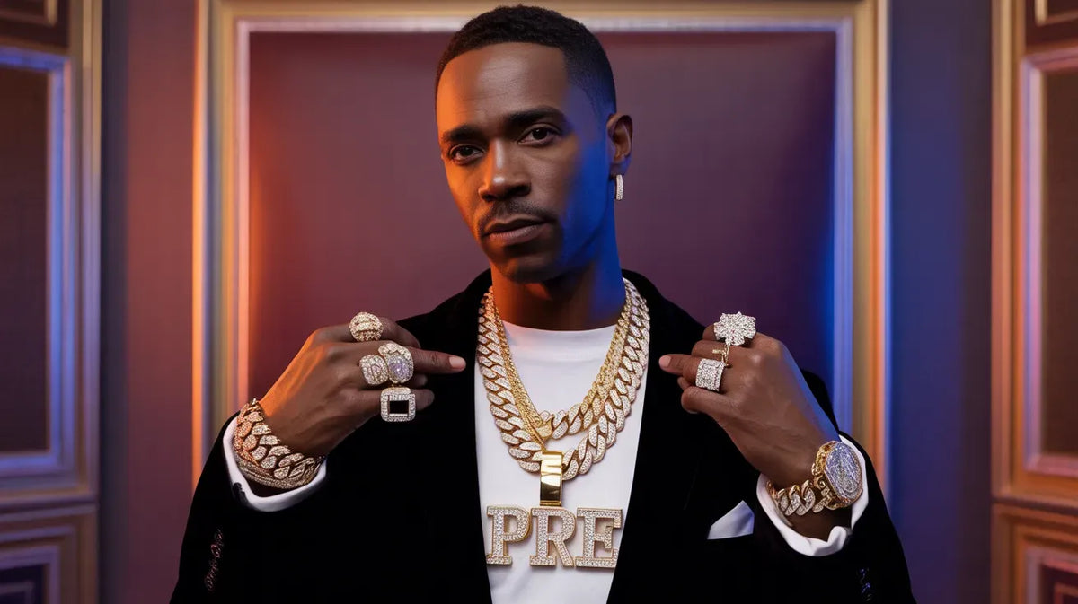 Young Dolph Jewelry Collection: Chains, PRE Pendants & Iced-Out Style