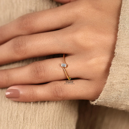 0.15 CT Lab Grown Diamond Solitaire Wedding Ring For Women
