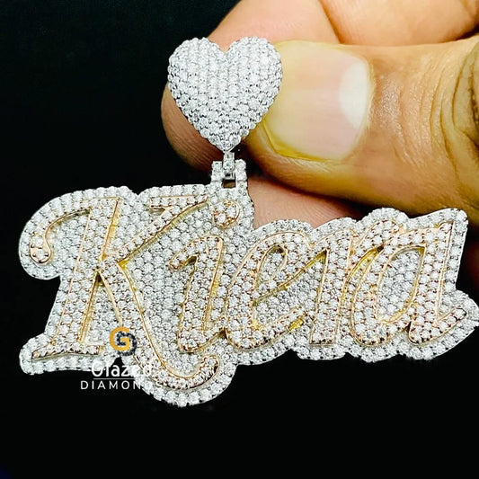 10K  Diamond Pendant For Men 