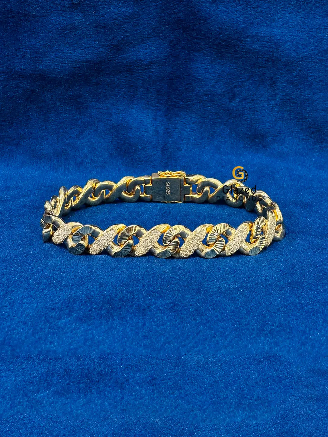 10MM Dust Cuban Link Chain And Bracelet For Unisex