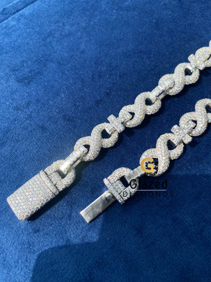 10MM Moissanite Diamond Hip Hop Chain