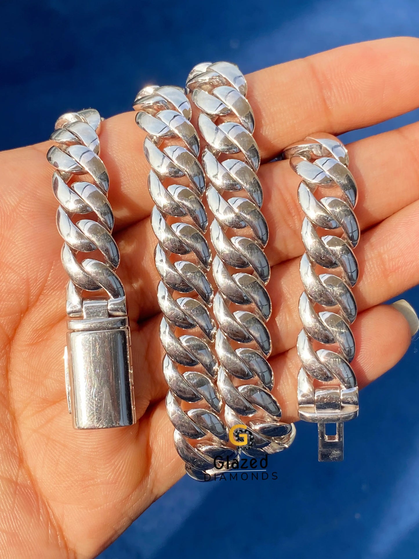 12MM Plain Cuban Link Chain