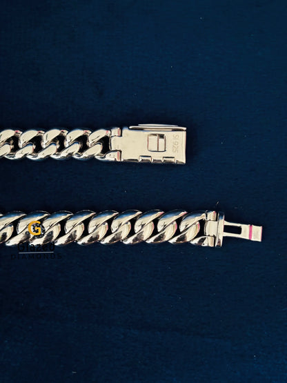 12MM Plain Cuban Link Chain For Men