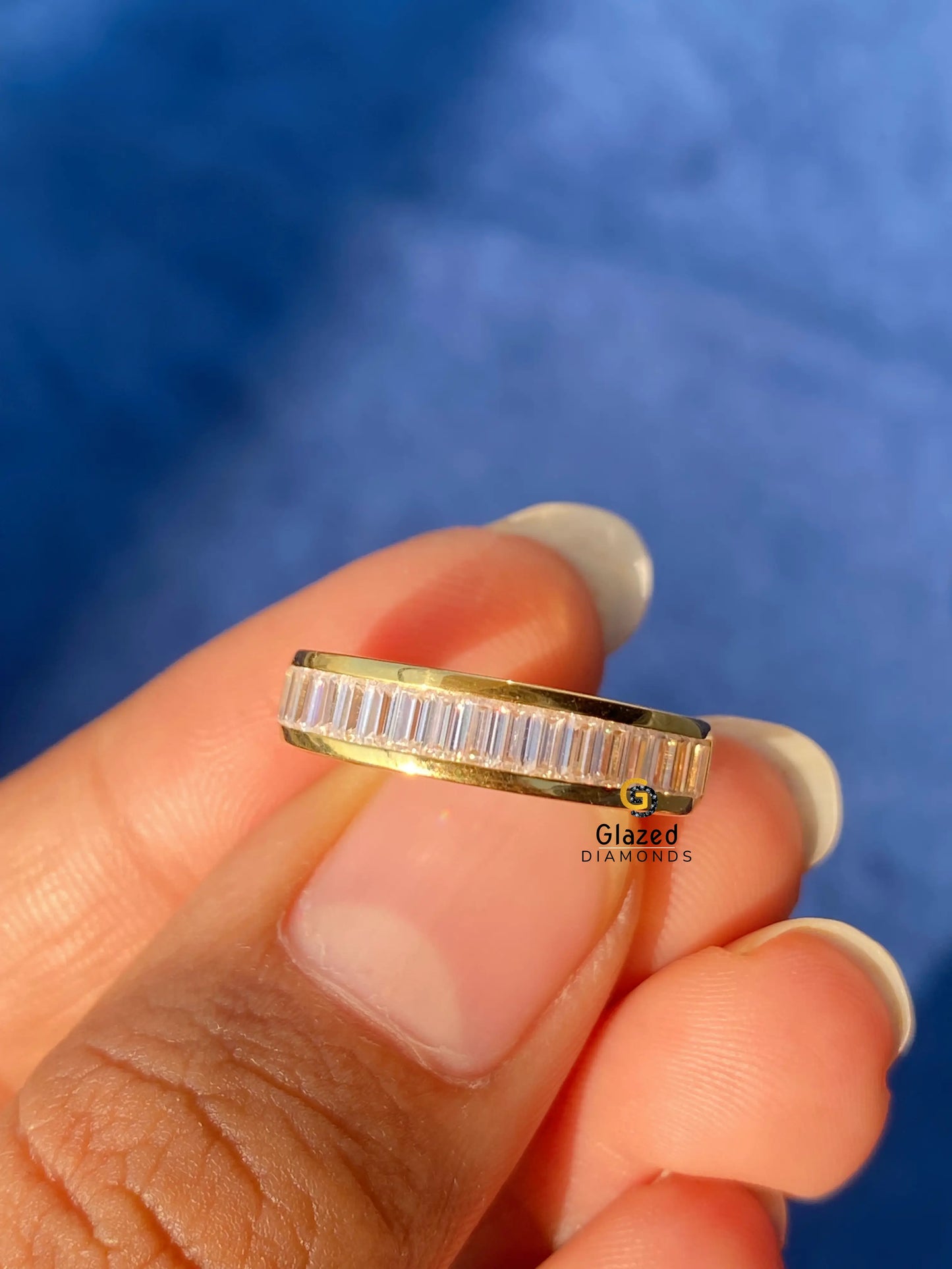 14K Gold Stacking Band Matching Anniversary Band For Women