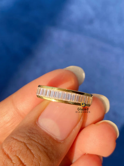 14K Gold Stacking Band Matching Anniversary Band For Women