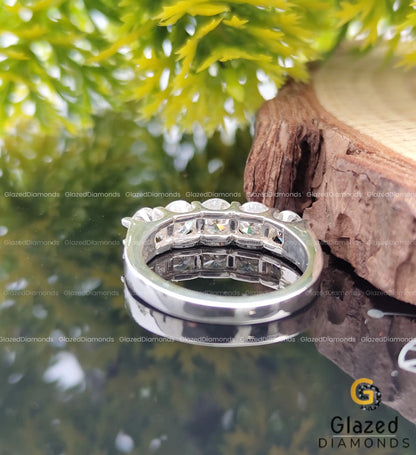 14K Solid Gold Five Stone Ring