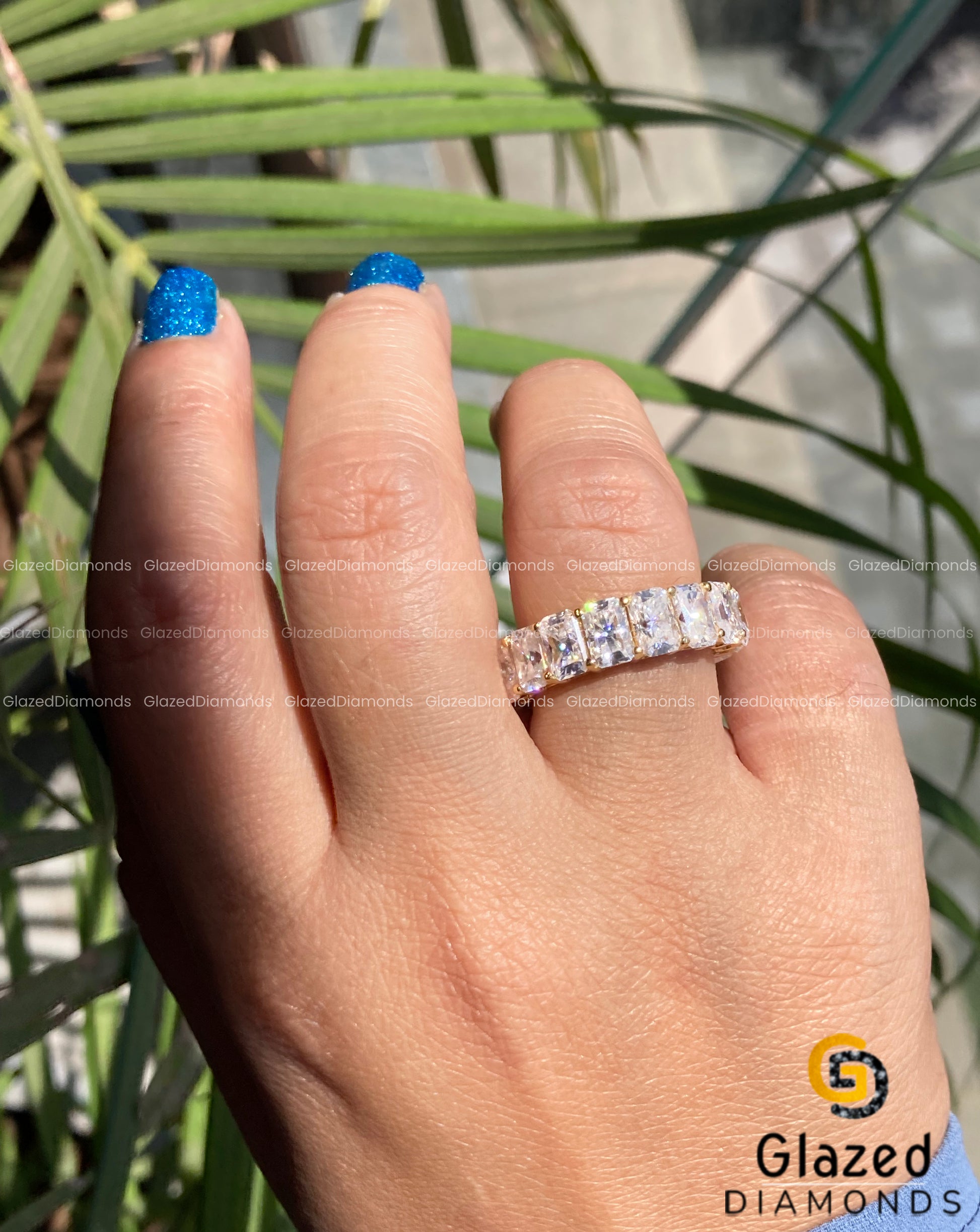 14K Yellow Gold Bridal Wedding Band