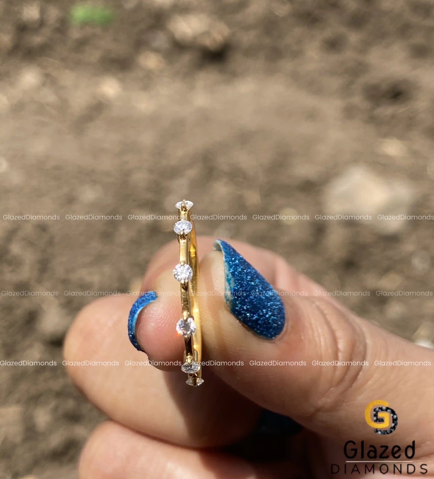 14K Yellow Gold Floating Band