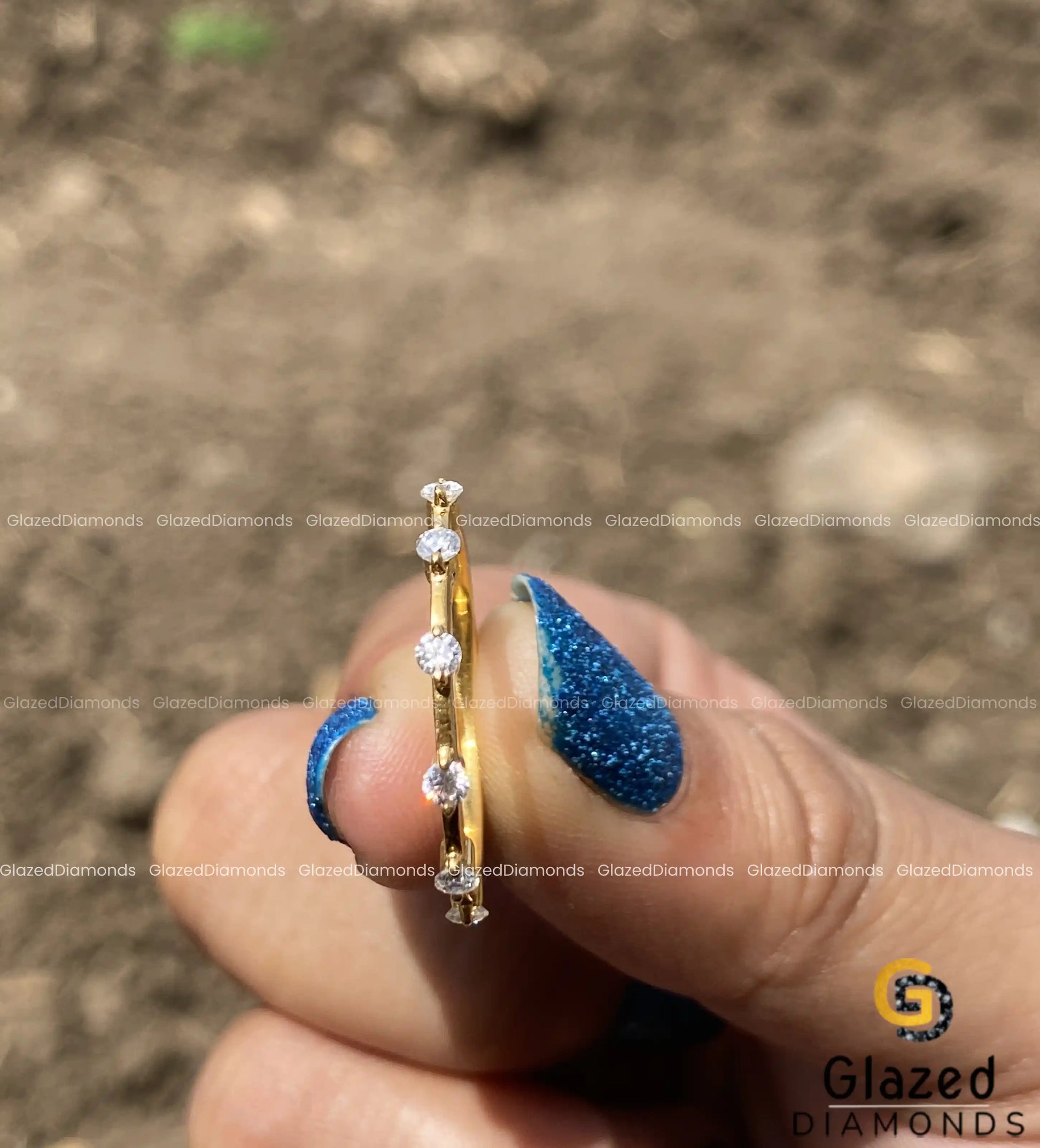 14K Yellow Gold Floating Band