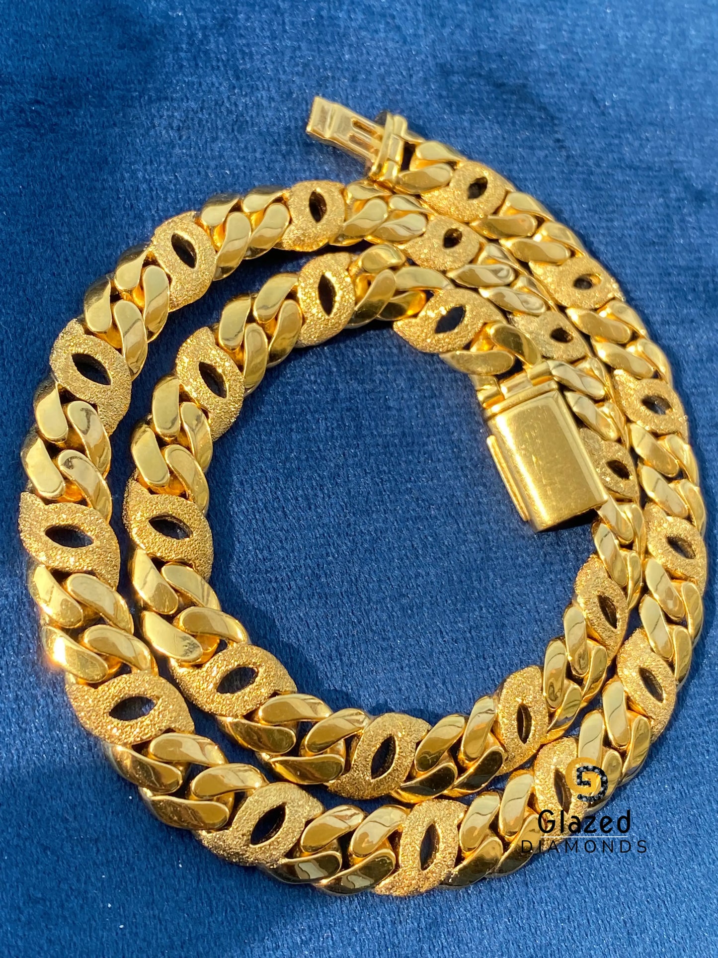 14MM 925 Silver Dust Cuban Chain