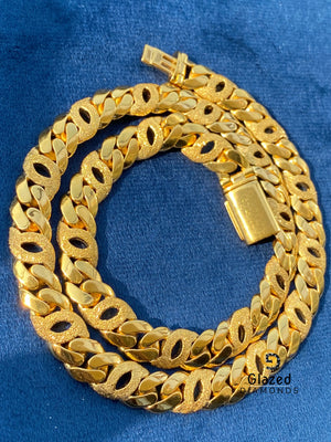14MM 925 Silver Dust Cuban Chain