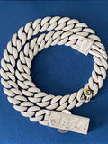 18MM Baguette_Round VVS Moissanite D Colorless Hip Hop Chain