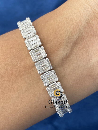 18MM Tennis Moissanite Barcelet