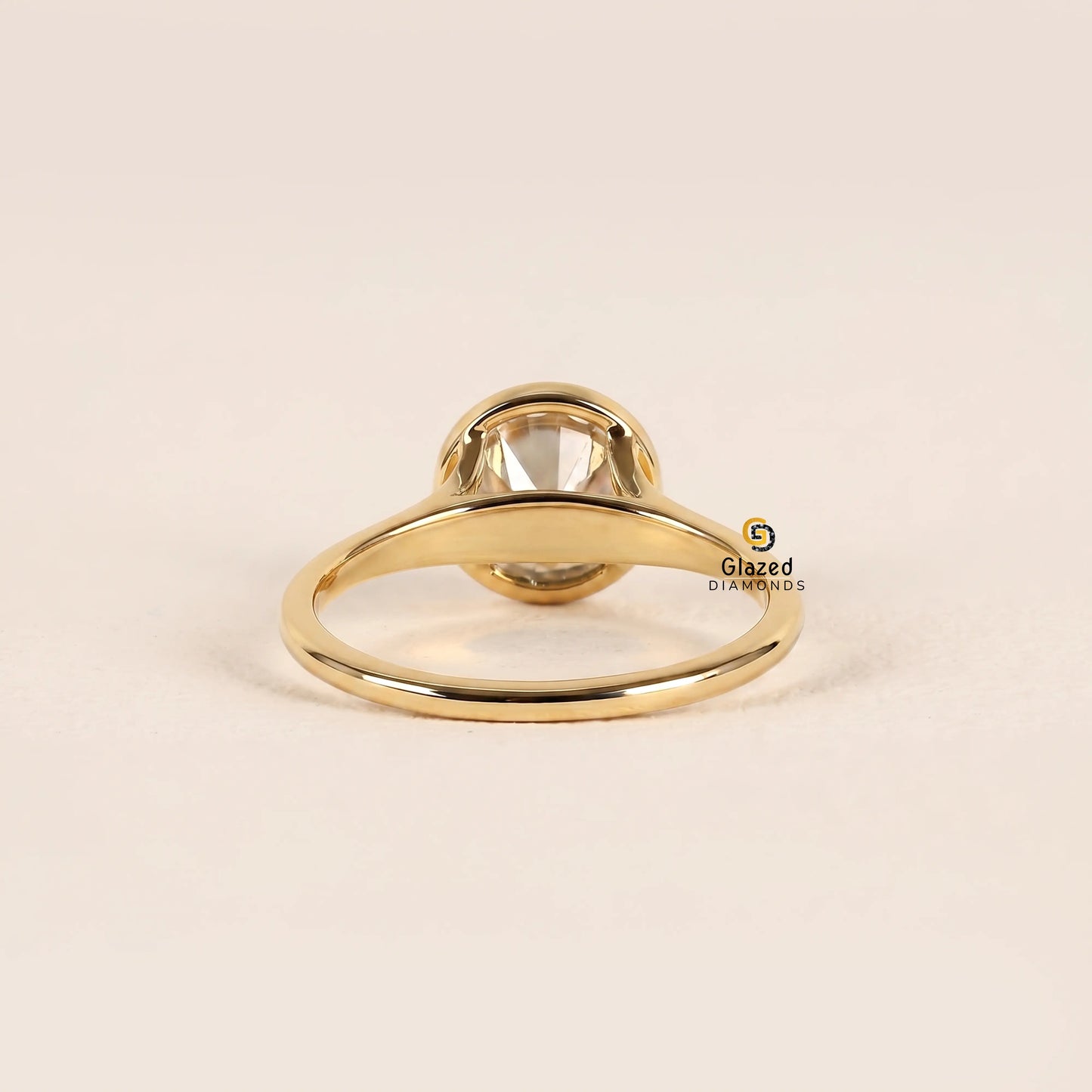 2CT Lab Diamond Split Shank Wedding Ring For Women