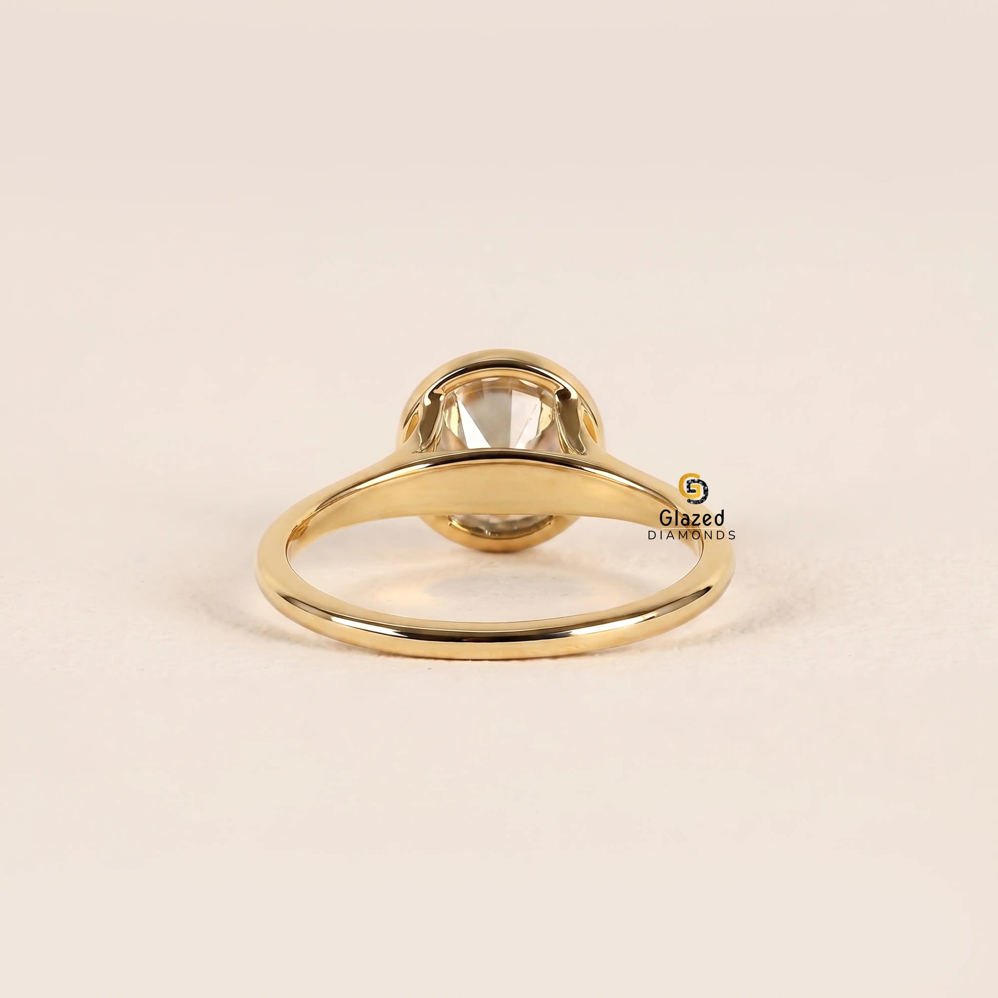 2CT Lab Diamond Split Shank Wedding Ring For Women