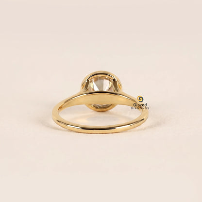 2CT Lab Diamond Split Shank Wedding Ring For Women