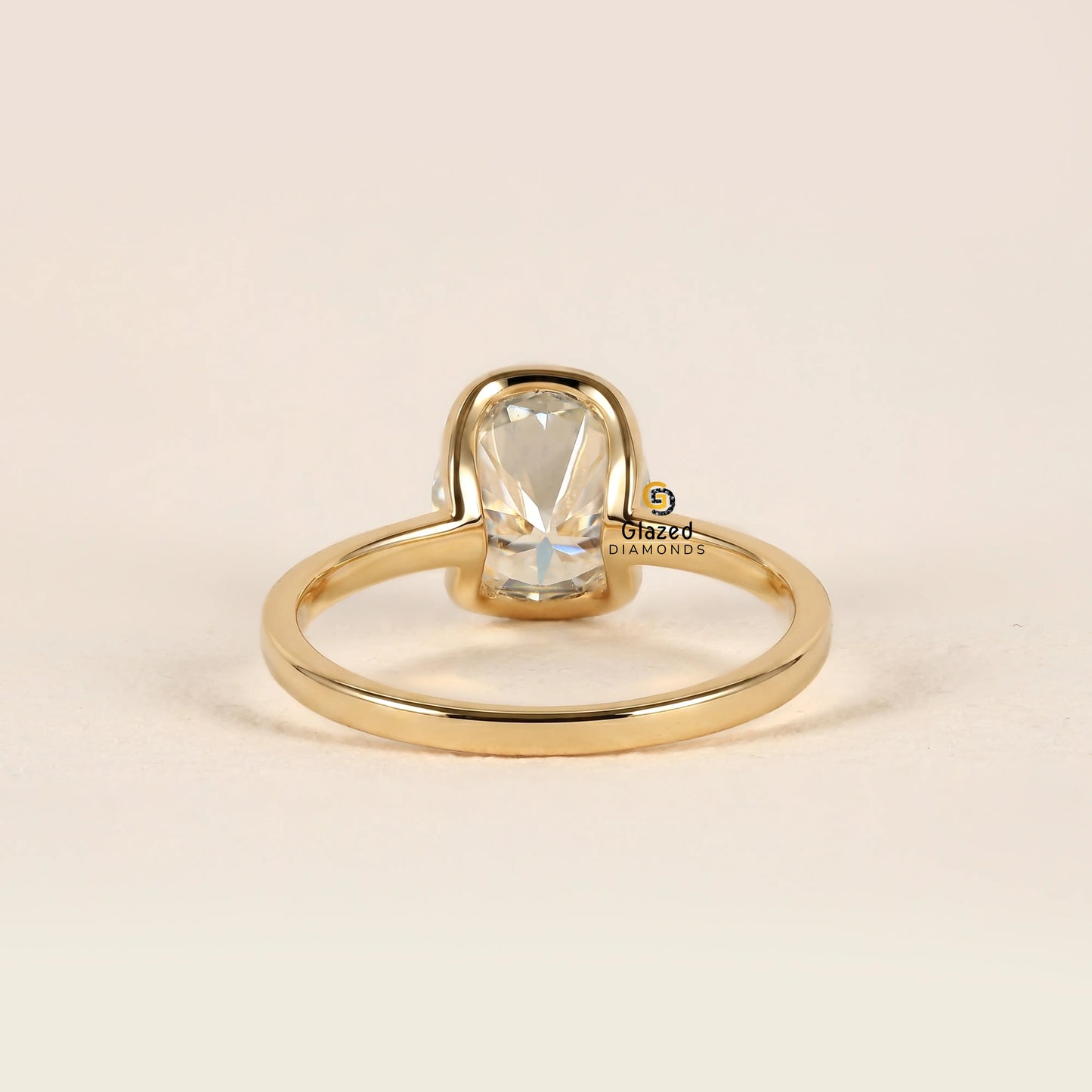 2CT Round Cut Lab Diamond Wedding Ring For Women