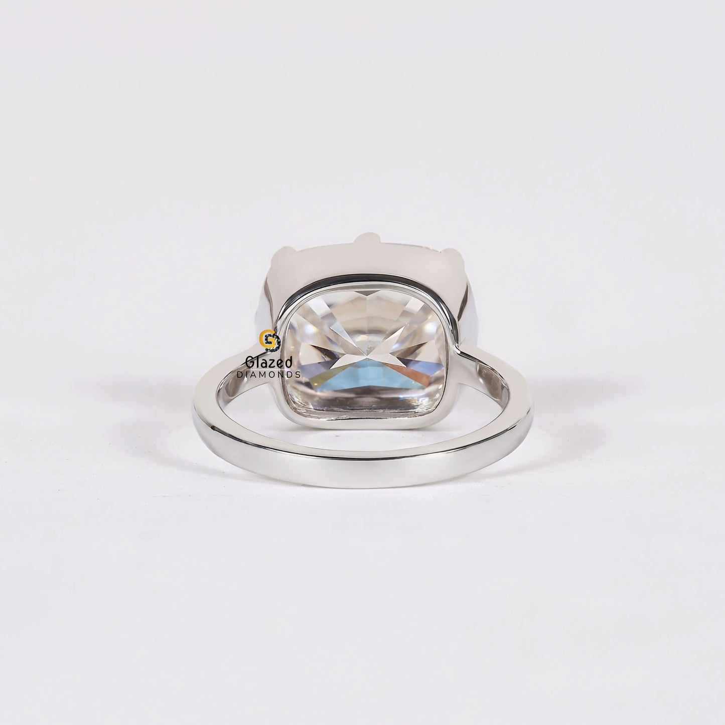 3 CT Elongated Cushion Cut Lab Grown Diamond Ring For Women