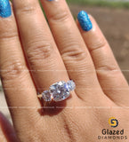 3 TC WAmerican Princess Royal Wedding Ring