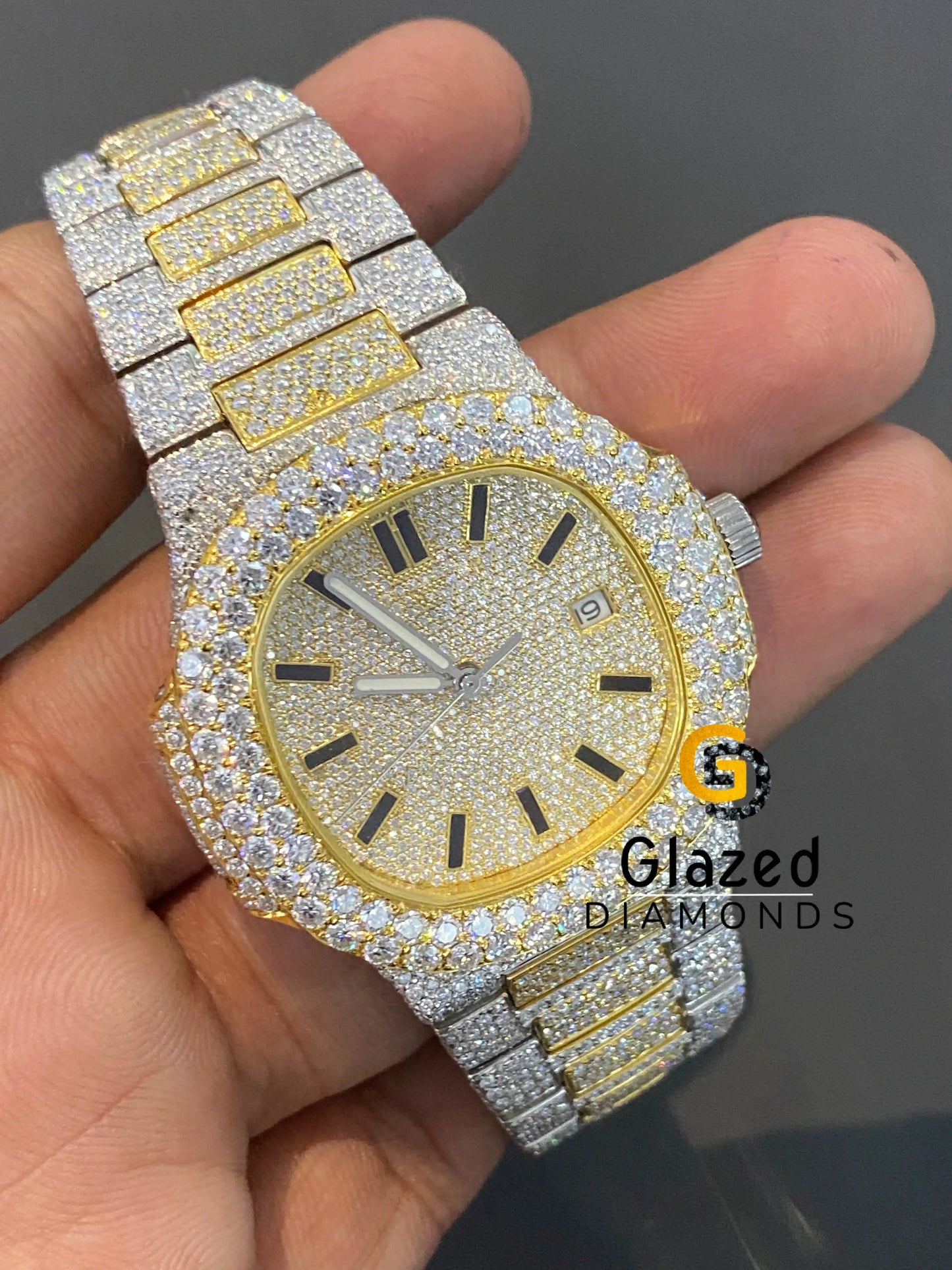 40 mm Iced Out Watch