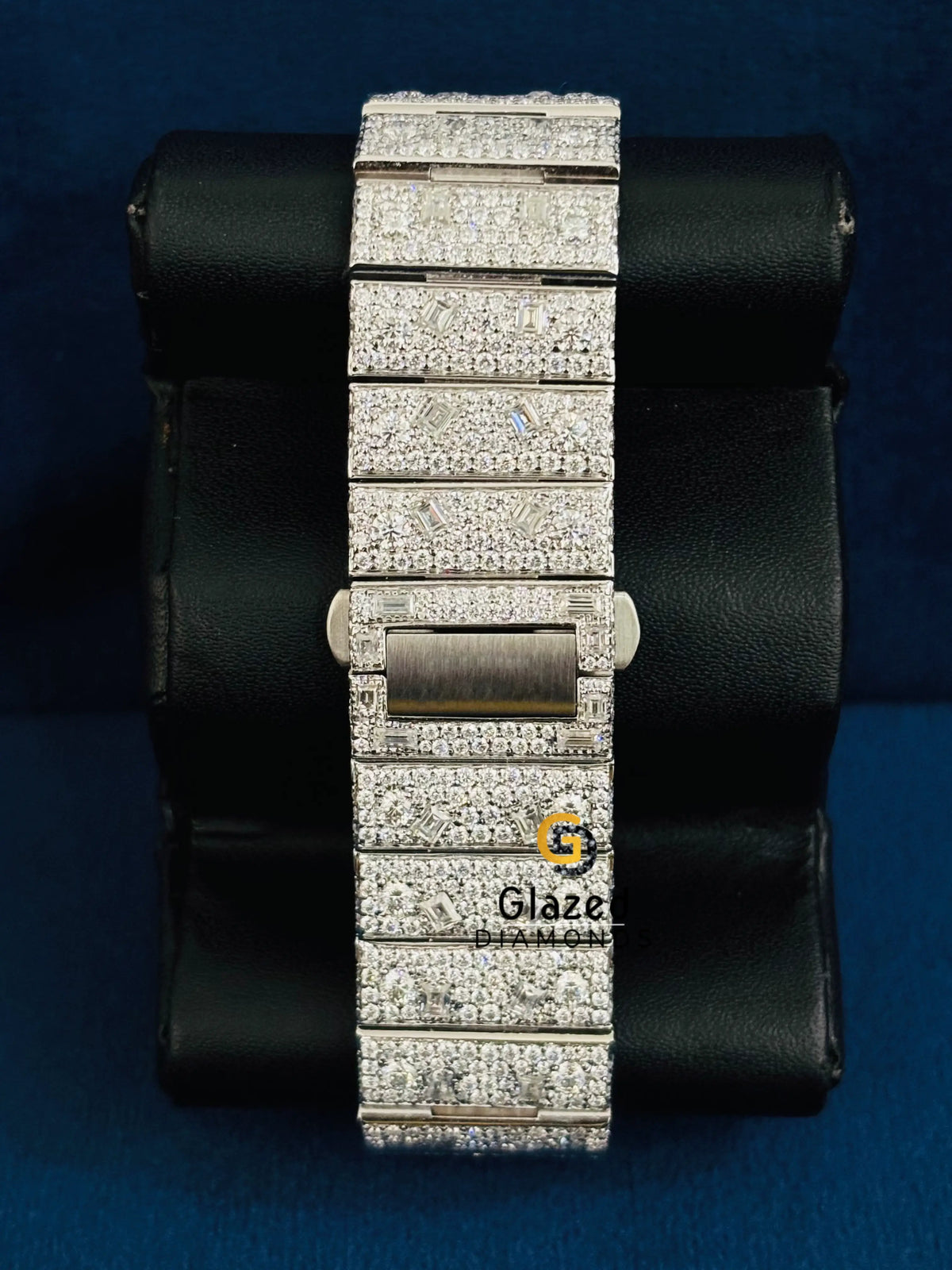 41MM Arabic Number Moissanite Multi Shape Hip Hop Watch