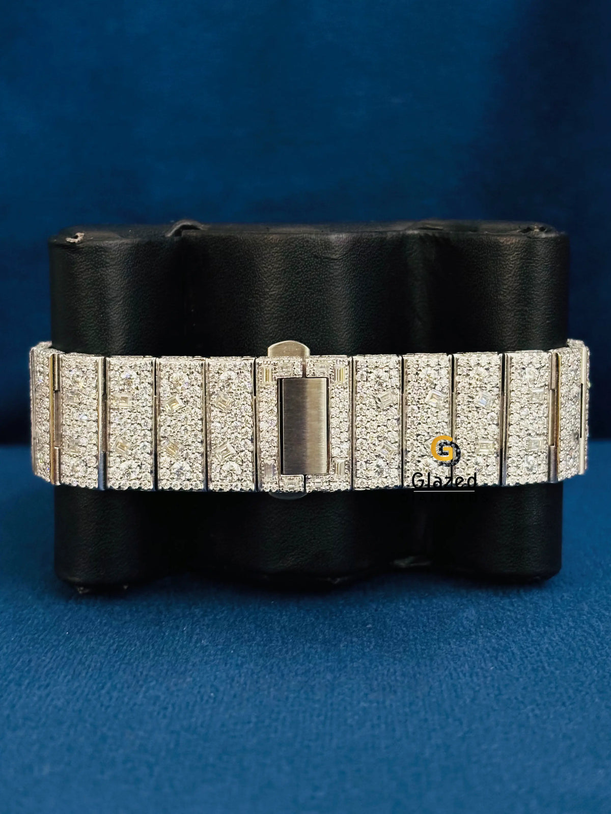 41MM Arabic Number Moissanite Multi Shape Hip Hop Watch