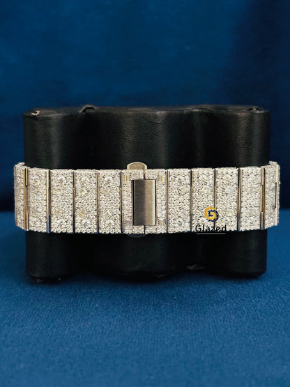 41MM Arabic Number Moissanite Multi Shape Hip Hop Watch
