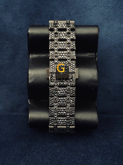 41MM Moissanite Studded Fully Black diamond AP Watch