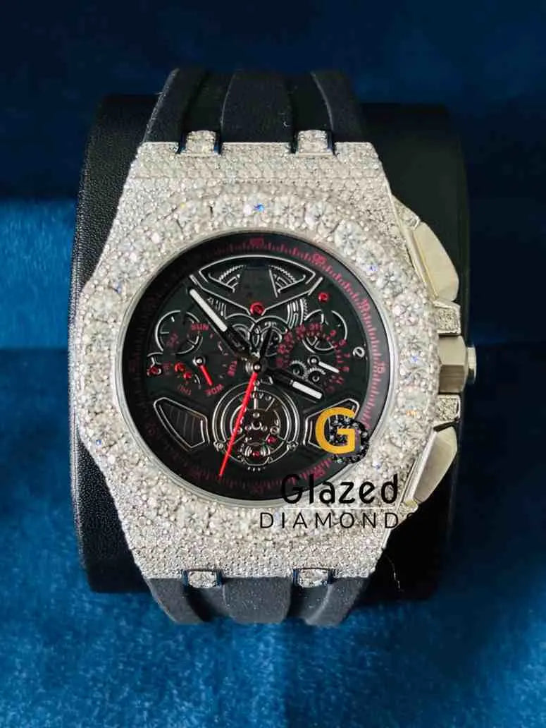 41 MM Multi Dial Iced VVS Moissanite AP Watch
