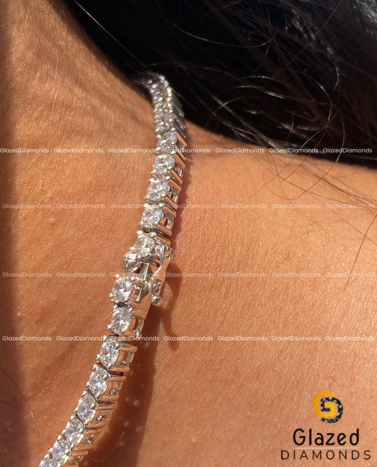 4mm Round Moissanite Chain For Her