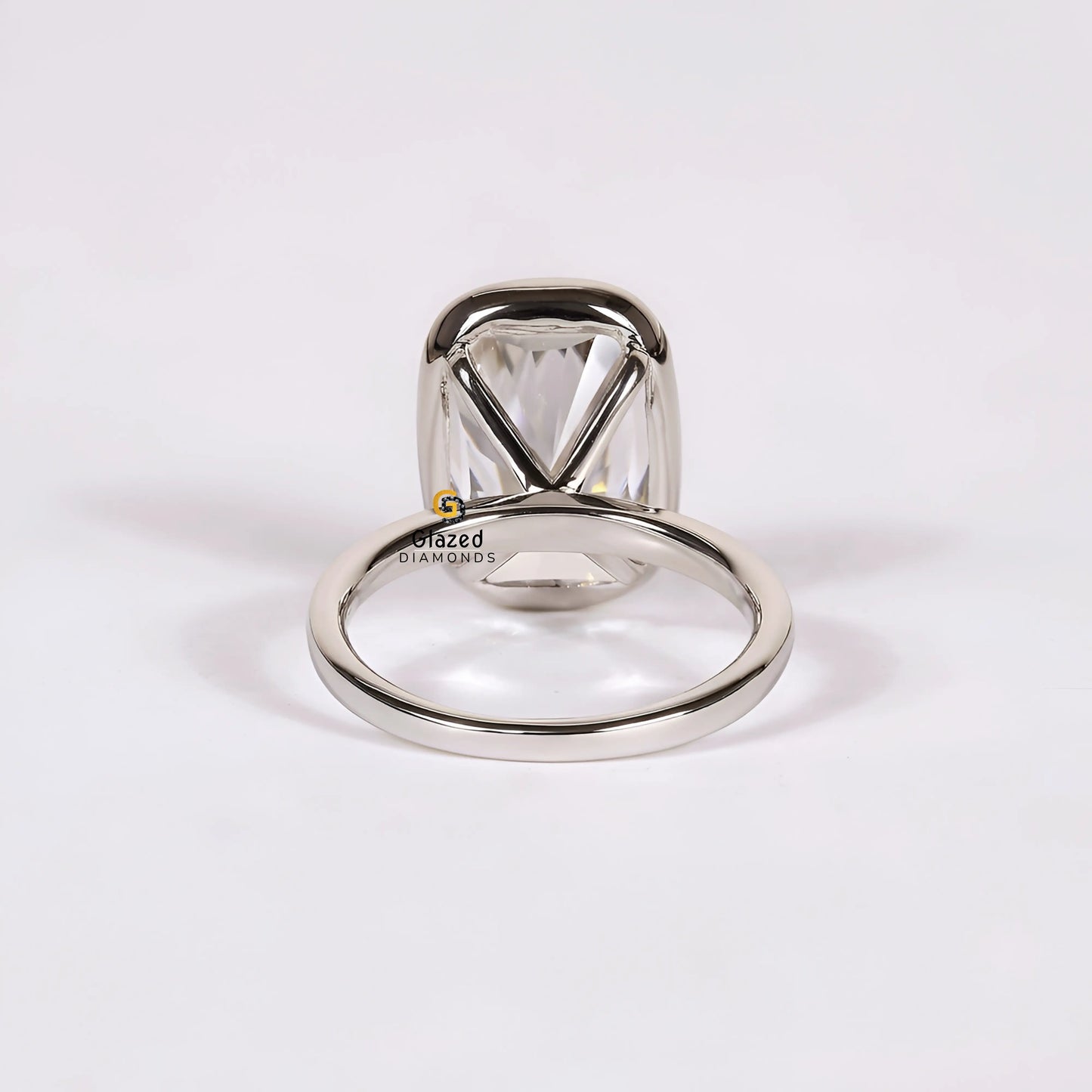 5CT Elongated Cushion Cut Wedding Ring For Women