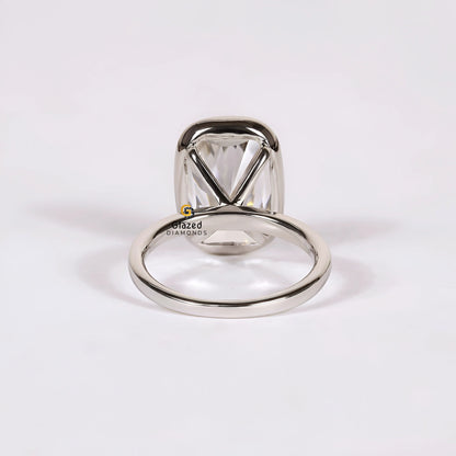 5CT Elongated Cushion Cut Wedding Ring For Women