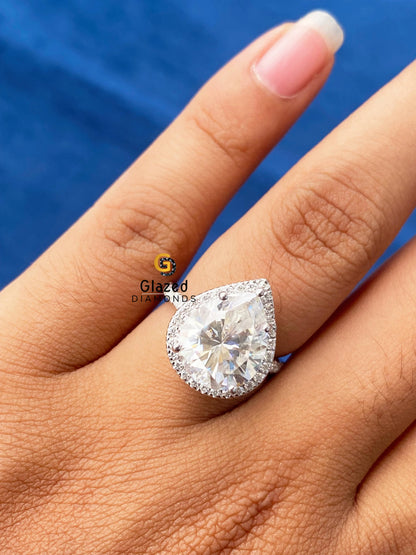5CT Moissanite Women Ring